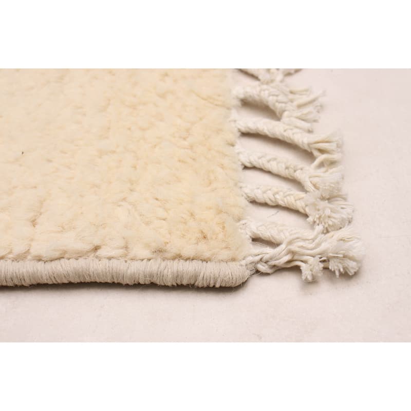 ECARPETGALLERY Hand-knotted Pak Finest Marrakesh Cream Wool Rug - 2'8 x 11'9