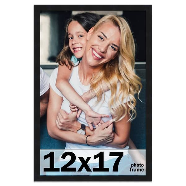 12x17 Frame Black Picture Frame Complete Modern Photo Frame Includes