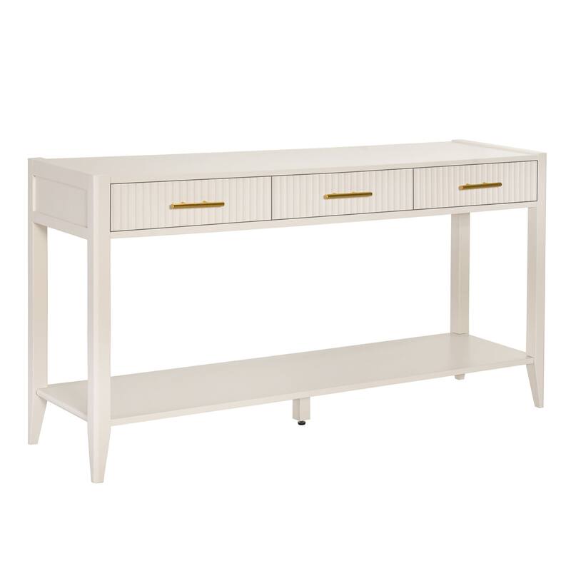For Entry with Vertical Stripe Drawer Consoles