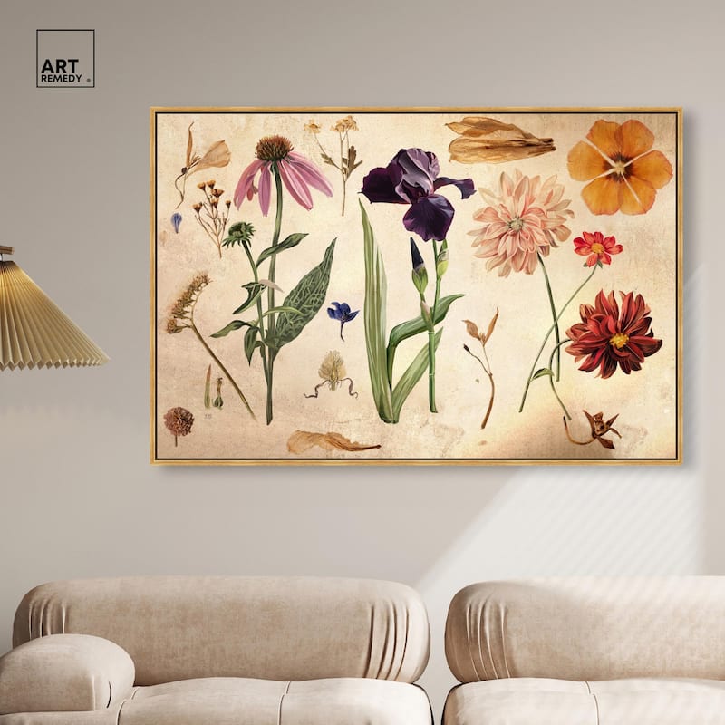 Floral Selection II Canvas by Art Remedy