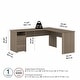 preview thumbnail 39 of 47, 72W L-shaped Computer Desk with Drawers by Bush Furniture