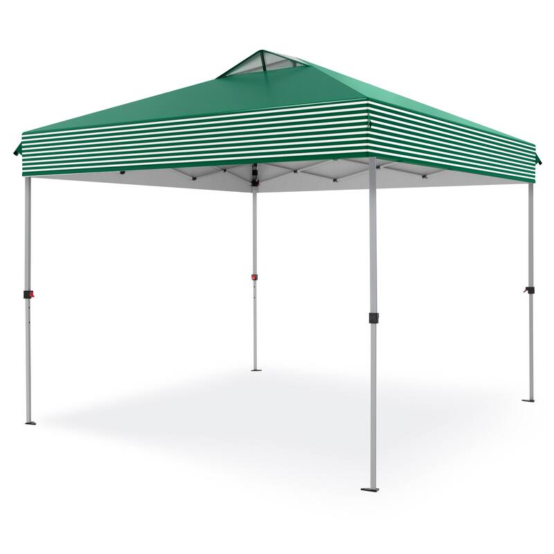 10x10 Pop-up Canopy Portable Lightweight FoldingTent, Adjustable Height Instant Gazebo Canopy with Wheeled Bag