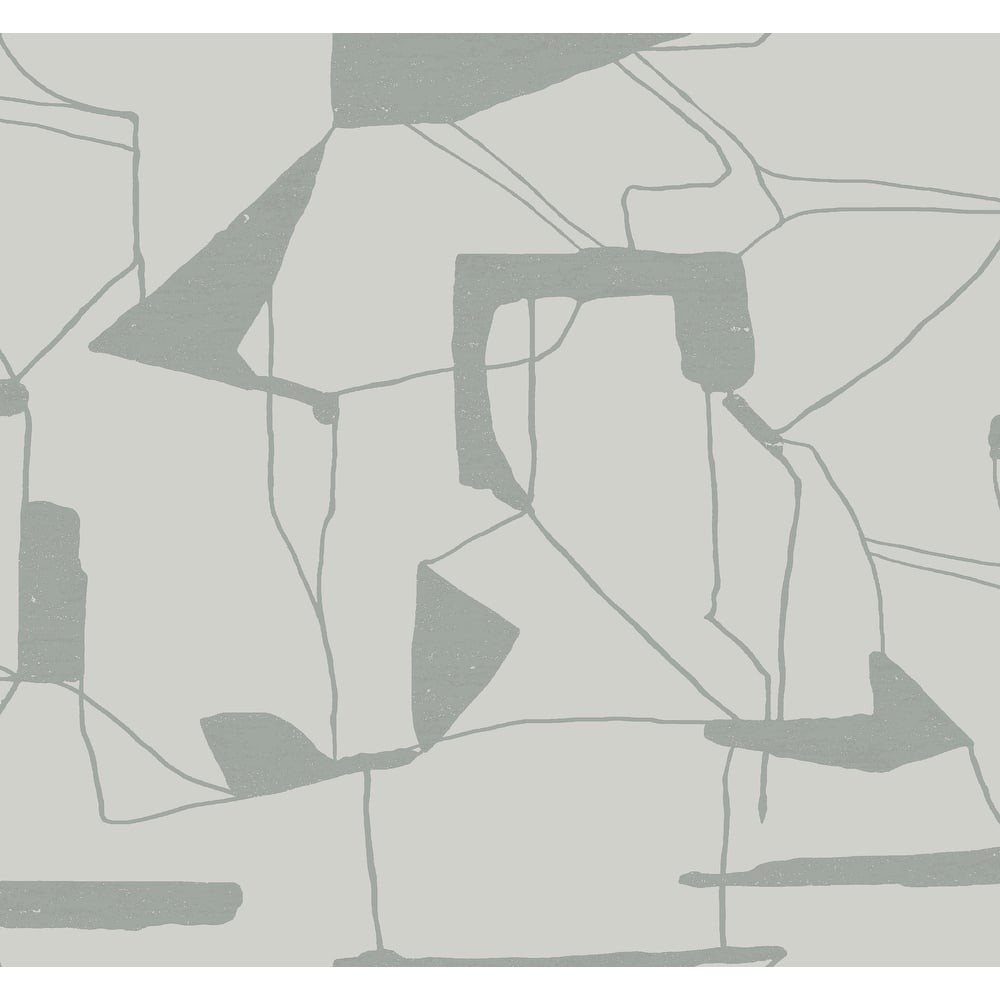 Everett, Abstract Geo 26.9' L X 27" W, Wallpaper Roll