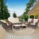 Option Cream-Brown Rattan