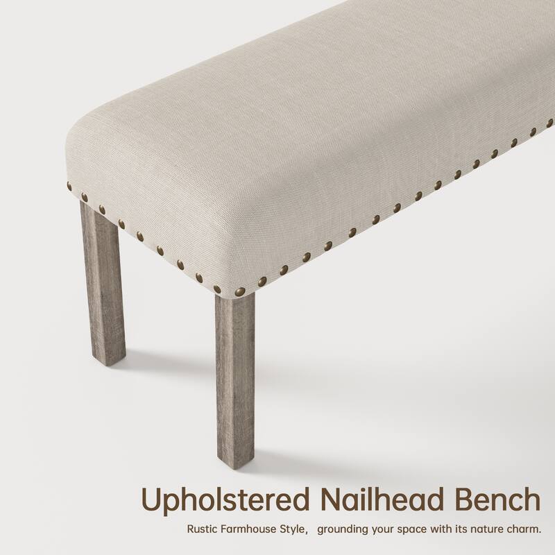 Morden Fort Upholstered Dining Room Bench