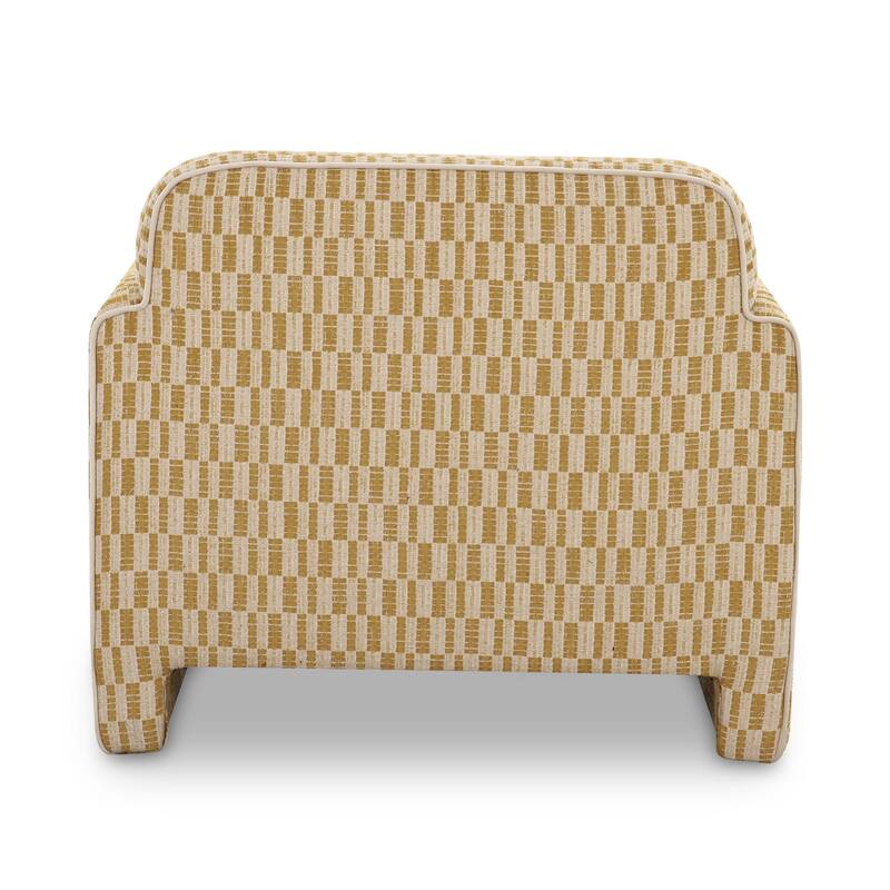 NADAAL STUDIOS Auden, Accent Chair With Rolled Arms - 34"W x32.7"D x28.9"H