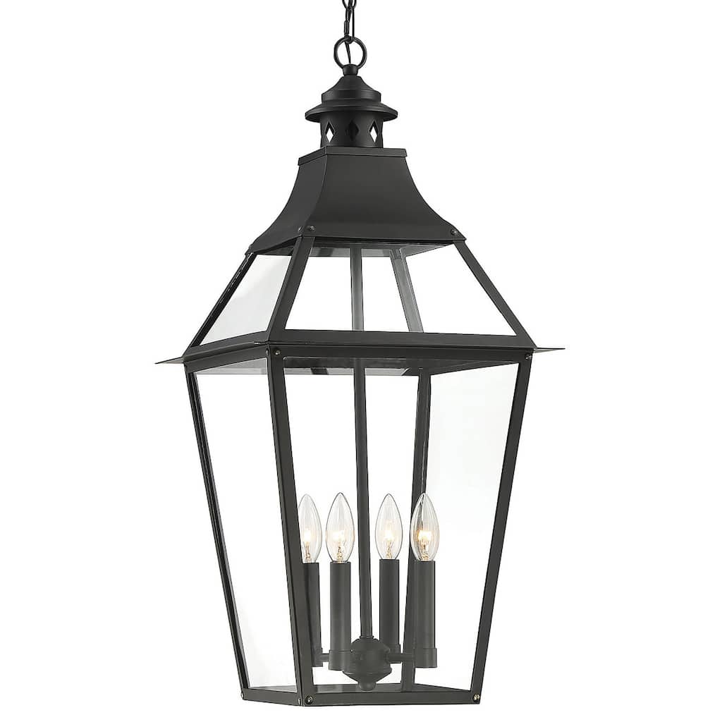 Savoy House Jackson 14" Wide Outdoor Taper Candle Pendant