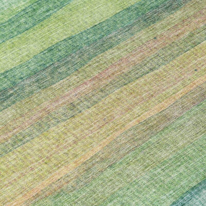 HomeRoots Striped Transitional Rectangle Outdoor Rug