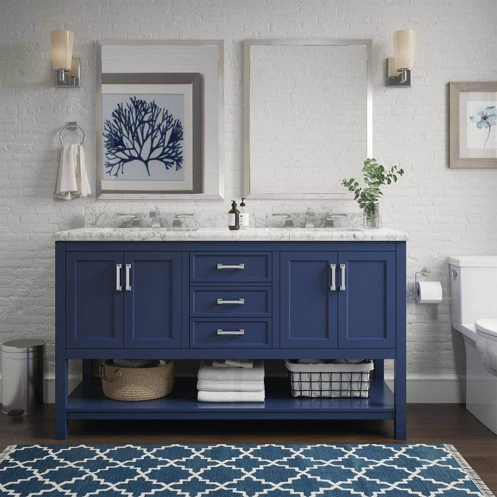 Design Element Affinity 61" Double Sink Vanity