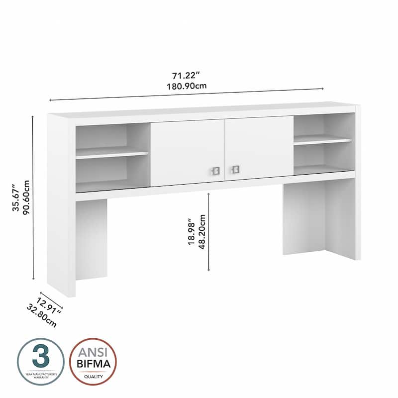 Echo 72W Desk Hutch by Bush Business Furniture