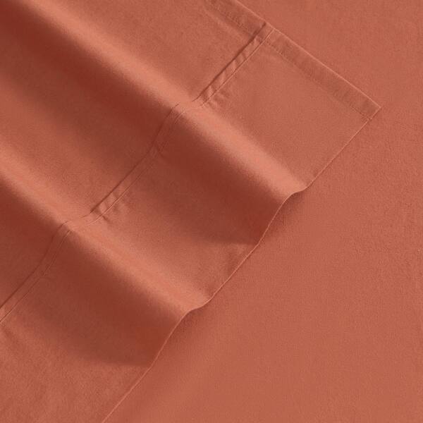 Eddie Bauer Brushed Percale Solid Cotton Sheet Set