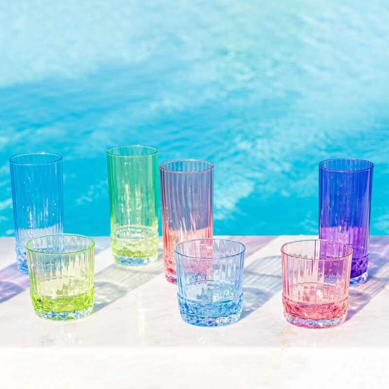 viva by VIETRI Deco Pink Tall Tumbler