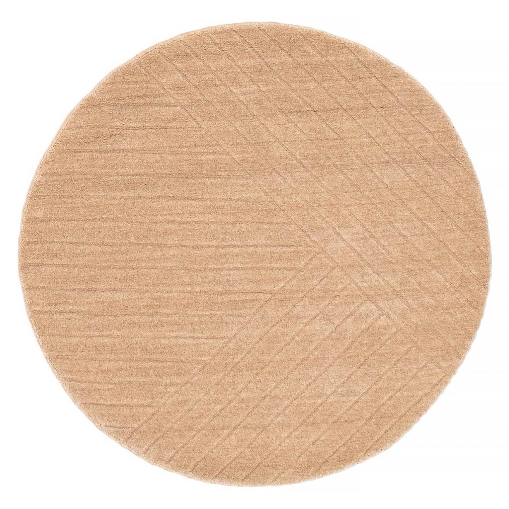 Kashkuli Gabbeh Tan Rug 3'11" x 3'11" - 3'11 x 3'11