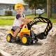 preview thumbnail 2 of 8, Costway Kids Toddler Ride On Excavator Digger Truck Scooter Seat