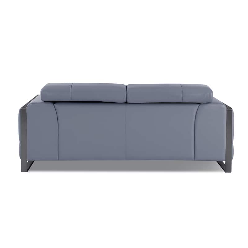 Top Grain Italian Leather Loveseat