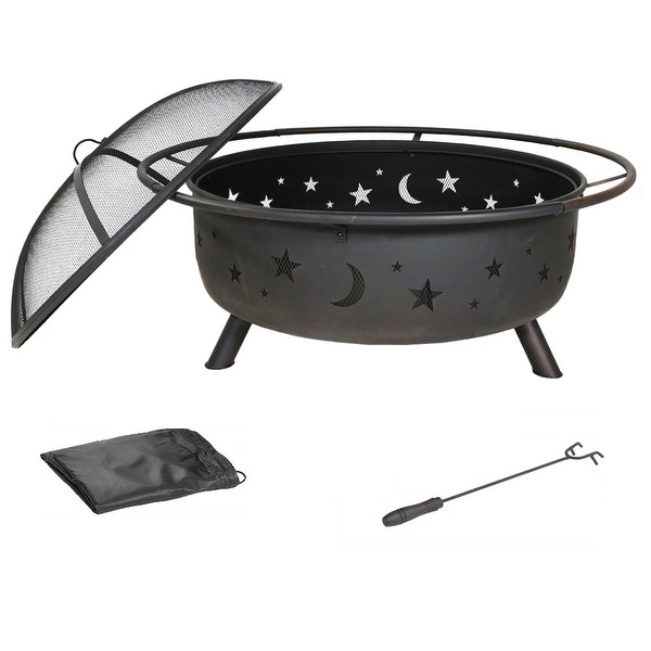 charcoal grill as fire pit