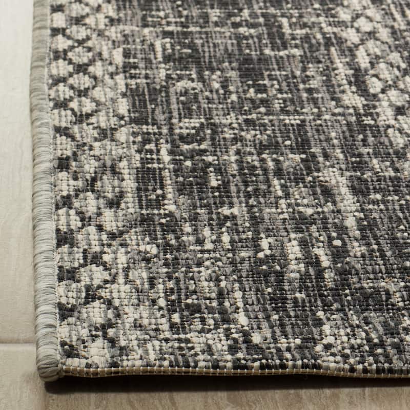 SAFAVIEH Courtyard Marei Stripe Indoor/ Outdoor Waterproof Patio Backyard Rug
