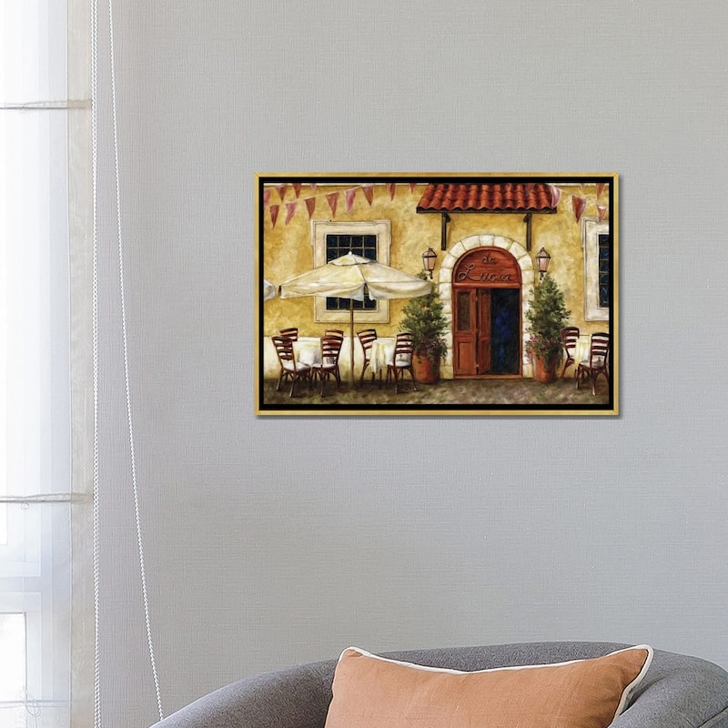 iCanvas "Cafe XIV" by Malenda Trick Framed Canvas Print