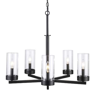 Trans Globe Lighting 71735 Meadowlark 5 Light 26" Wide Chandelier