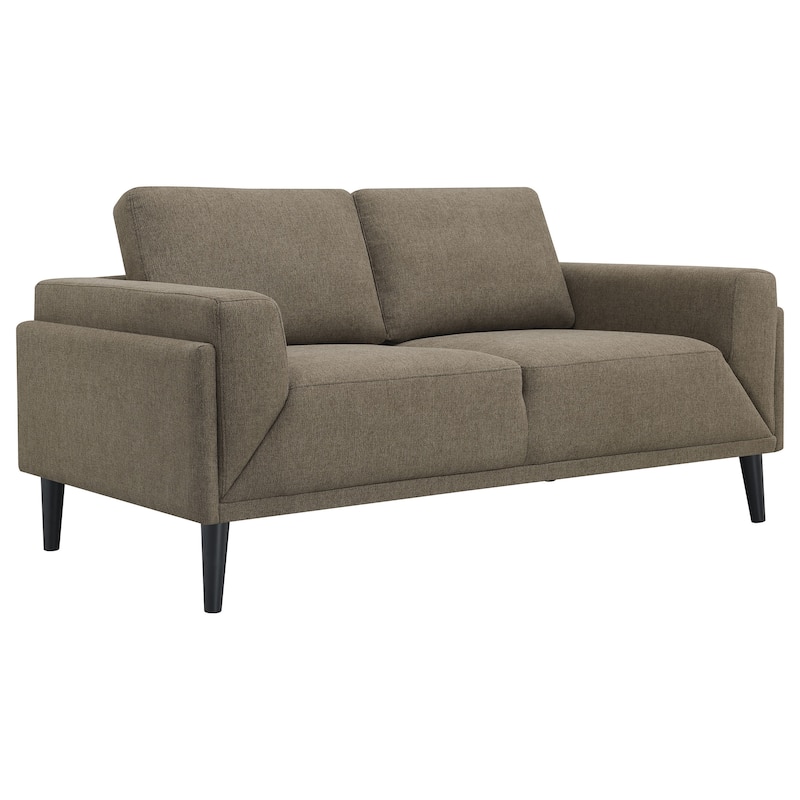 Rilynn Contemporary Upholstered Track Arm Sofa Set