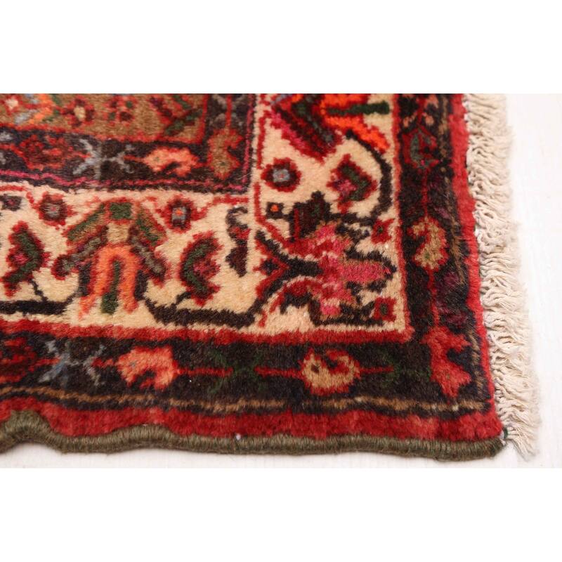 ECARPETGALLERY Hand-knotted Andelz Red Wool Rug - 3'4 x 5'0