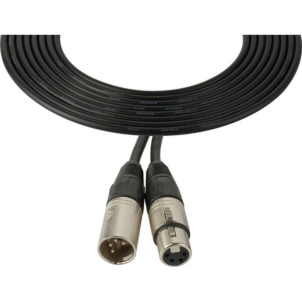 Laird XLM4-XLF4-50 Power Cable XLR 4-Pin Male to Female Sony KD Equivalent - 50 Foot - 50 Foot ...