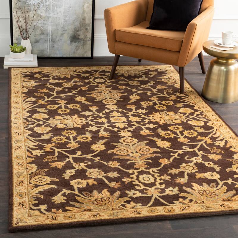 Hand-tufted Karla Traditional Wool Area Rug