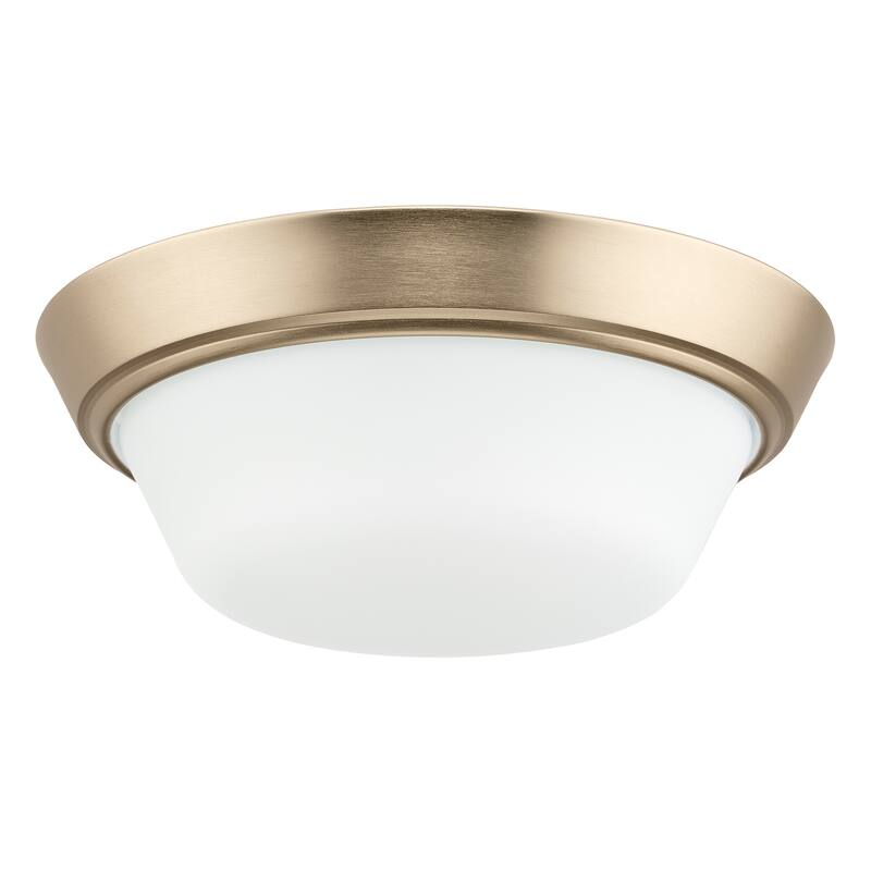 Edessa Flush Mount with Satin Etched Glass - 13