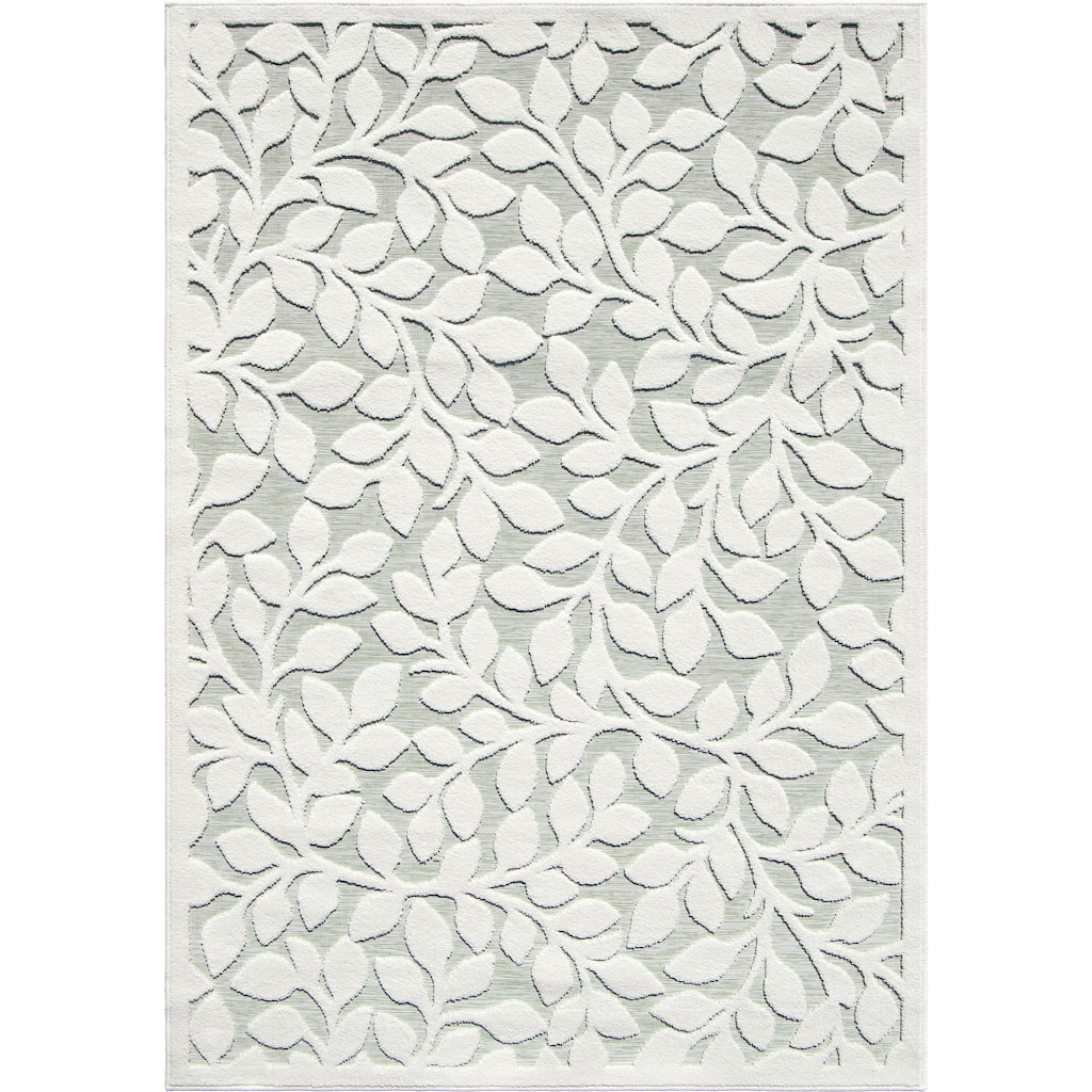Orian Rugs Autumn Lane High Low Subtle Botanical Indoor Outdoor Rug