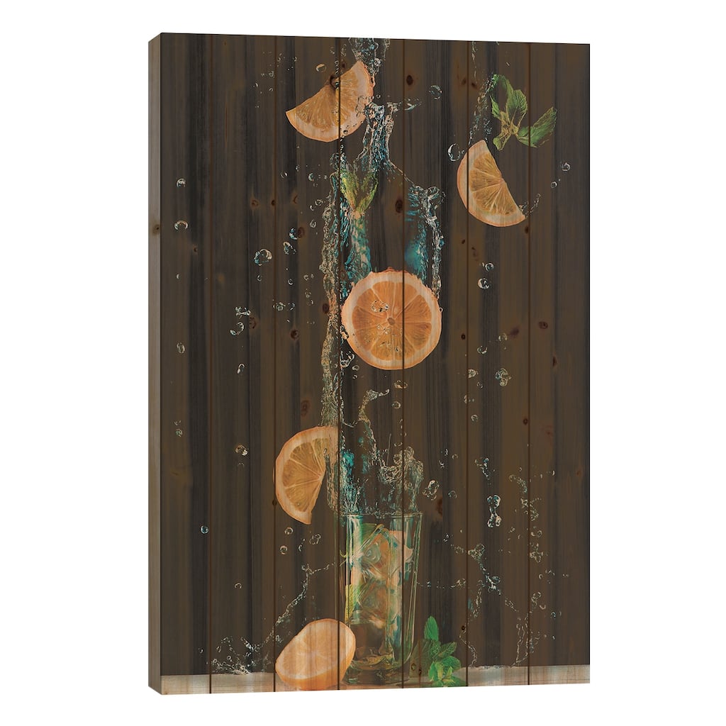 Colors Of Summer Print On Wood by Dina Belenko - Multi-Color