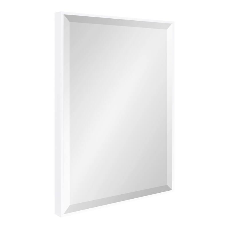 Rhodes Framed Decorative Wall Mirror - 18.75x24.75 - White