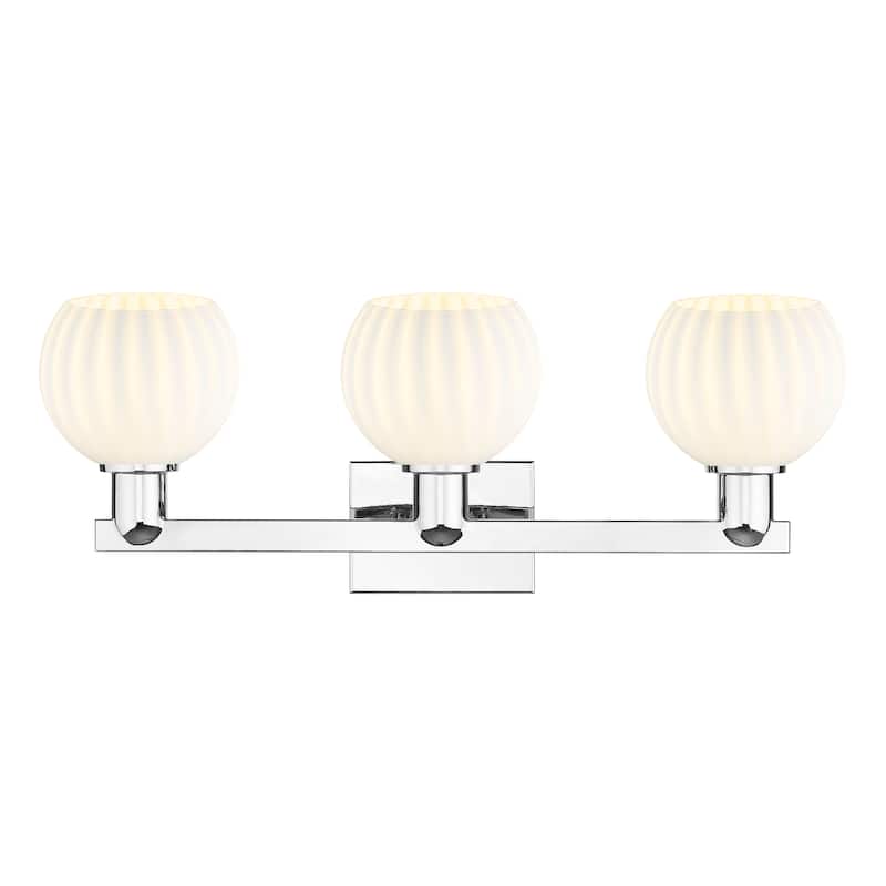 Innovations Lighting Endless Possibilities Arcadia - White Venetian - 3 Light 25" Bath Vanity Light