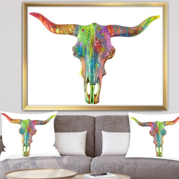 Rainbow Bull Clip Art