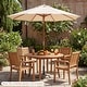 preview thumbnail 7 of 28, Costway 9 FT Patio Umbrella with Adjustable Height Rope Pulley Lift