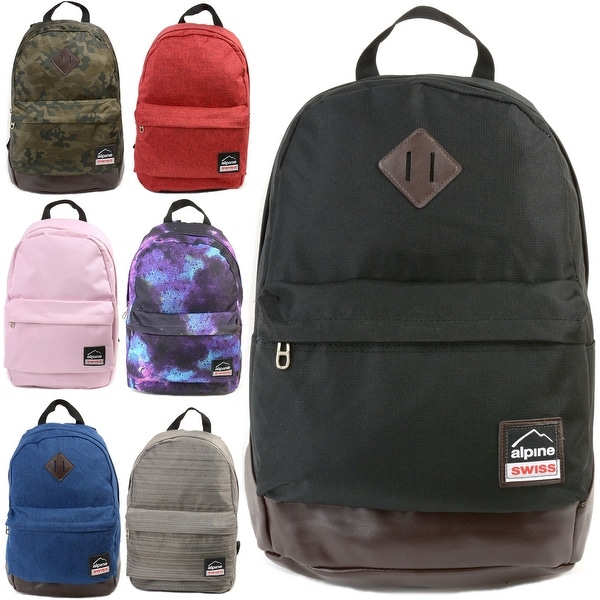 Alpine Swiss Backpack School Bag Bookbag Day Pack for Travel School or ...