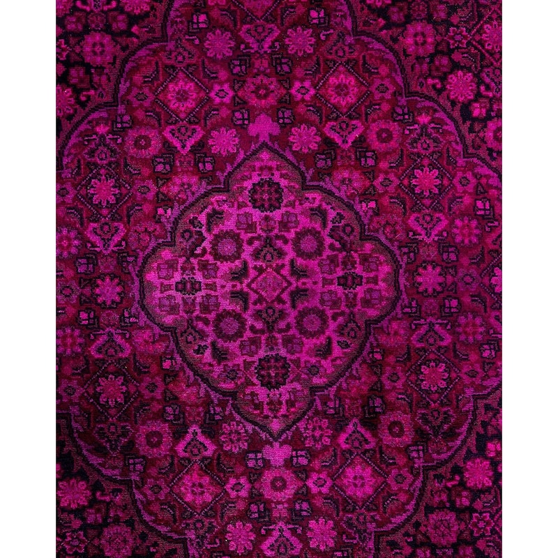 Fine Vibrance One-of-a-Kind Handmade Area Rug - Pink, 4' 10" x 6' 6" - 4' 10" x 6' 6"