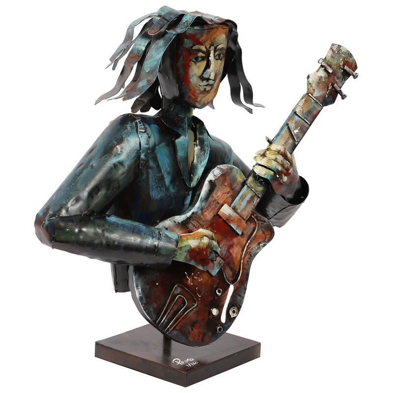 Iron Hand-Painted Colorful Art Sculpture