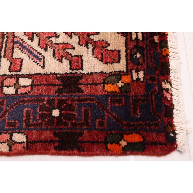 ECARPETGALLERY Hand-knotted Andelz Red Wool Rug - 5'0 x 6'7