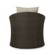preview thumbnail 11 of 16, Darius Outdoor Wicker Aluminum Swivel Club Chair with Cushion (Set of 2) by Christopher Knight Home