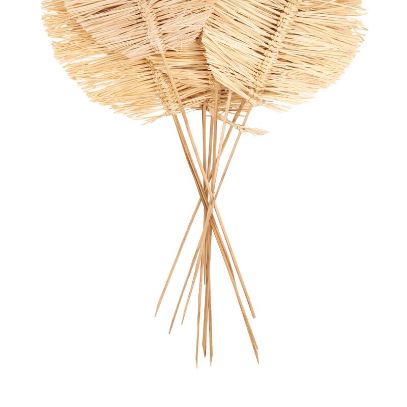 Brown Dried Plant Tall Spear Home Decor Natural Foliage with Sharp Stems