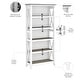 preview thumbnail 28 of 72, Bush Furniture Key West Tall 5 Shelf Bookcase with Adjustable Shelves