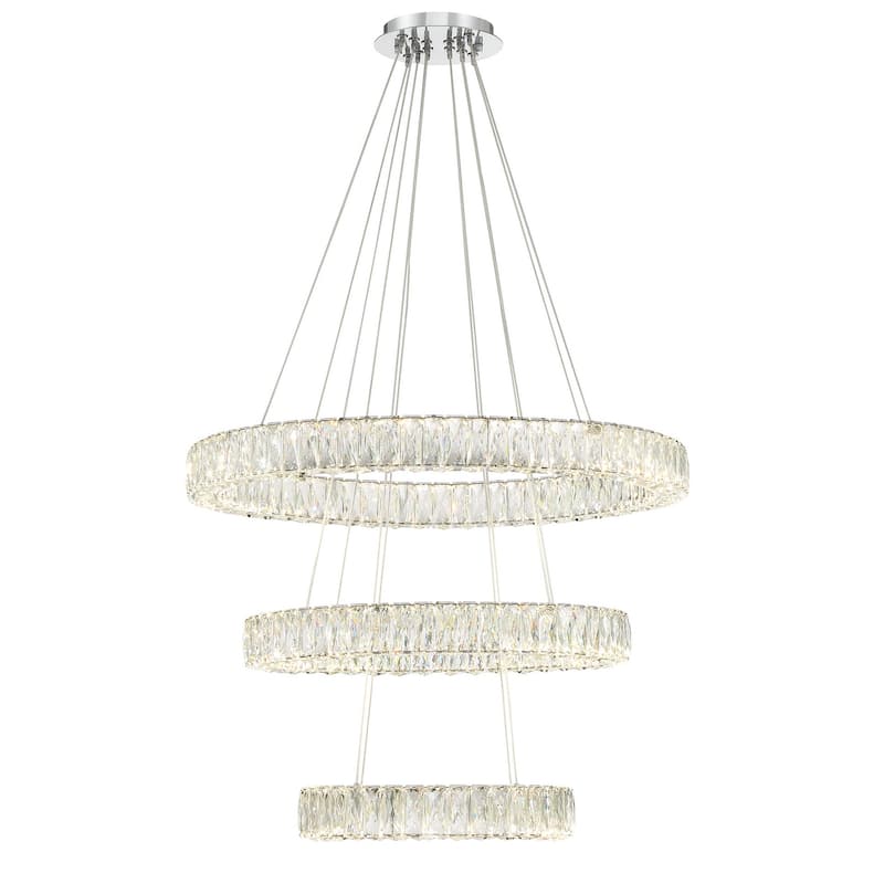 LED Chrome Chandelier