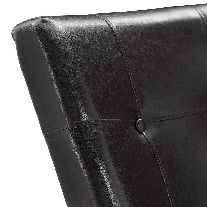 Tufted Faux Leather Dining Chairs (Set of 2) by iNSPIRE Q Classic