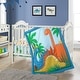preview thumbnail 1 of 2, Nanshing Dinosaur Buddies 3 Piece Baby Nursery Crib Bedding Set