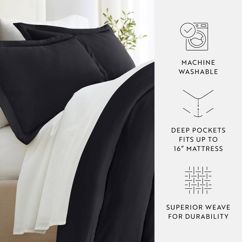 8pc Solid Duvet Bundle