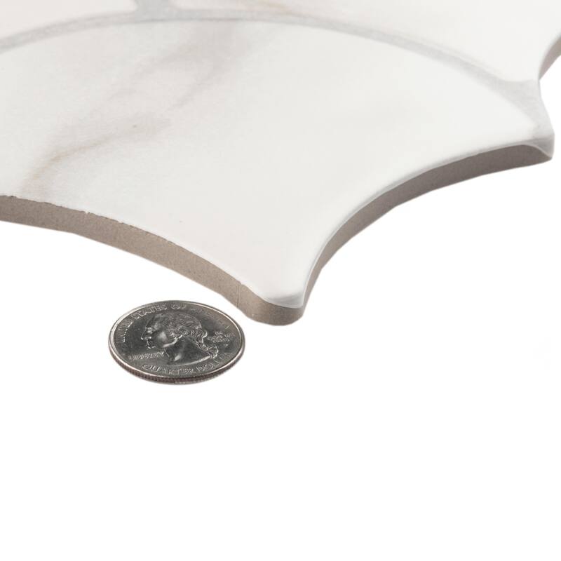 Merola Tile Scala Statuario 12-1/8" x 12-1/8" Porcelain Floor and Wall Tile