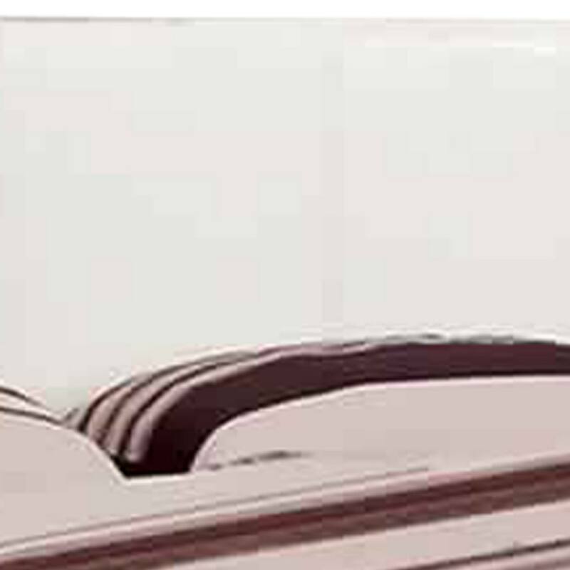 Leatherette Platform Style Queen Size Bed with Tapered Block Feet, White