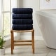 preview thumbnail 117 of 150, Linery & Co. Combed Cotton Bath Towel Set Bath Towel (Pack of 4) - Navy Blue