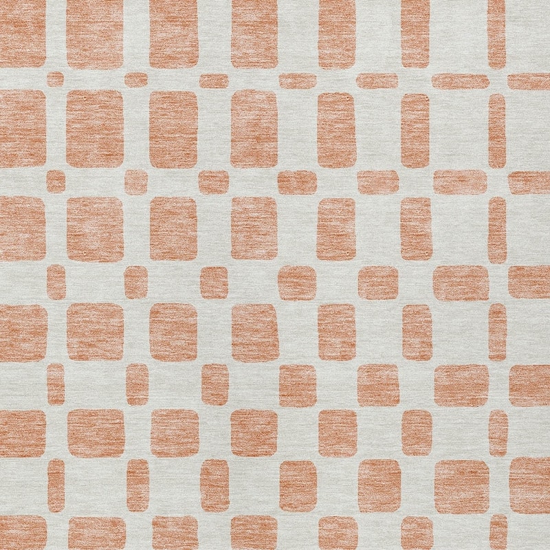 HomeRoots Geometric Transitional Rectangle Outdoor Rug