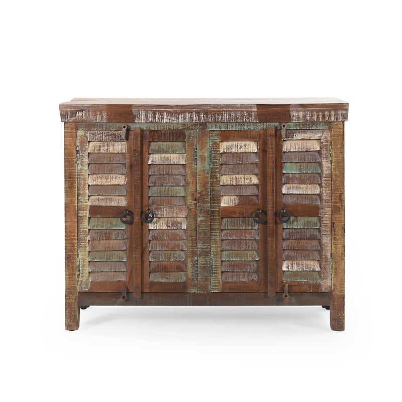 Macalpin Recycled Wood Cabinet by Christopher Knight Home - Reclaimed